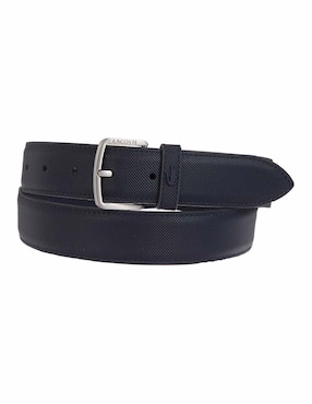 Cinturón Lacoste de piel para hombre