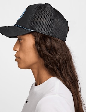 Gorra con visera curva casual Nike U NK Rise Cap unisex