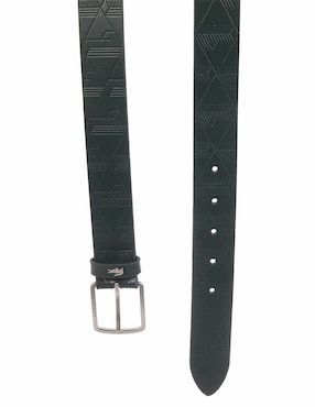 Cinturón Lacoste de piel para hombre