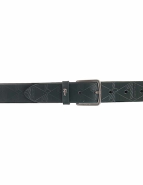 Cinturón Lacoste de piel para hombre