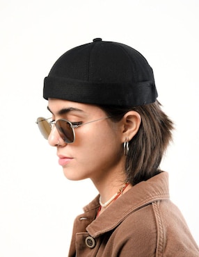 Gorro casual Kiblo Caps Co Brimless Negro