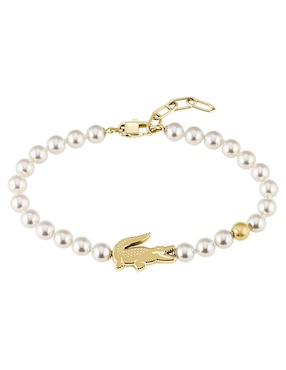 Brazalete Lacoste Matchpoint con acabado brillante