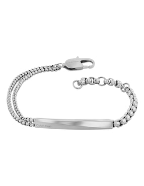 Brazalete Calvin Klein Iconic Id con acabado brillante