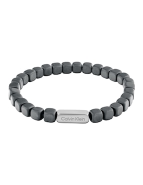 Brazalete Calvin Klein Modern Square con acabado mate