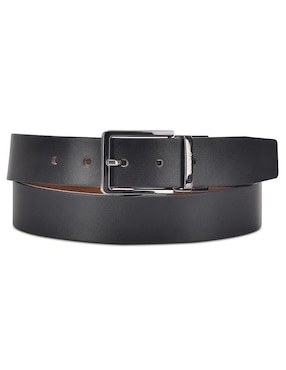 Cinturón Cuadra de piel para hombre