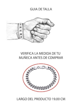 Pulsera Boscaini de plata P 925 con acabado mate