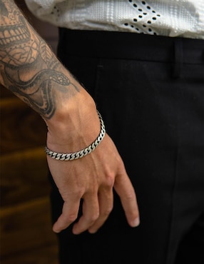 Pulsera Boscaini de plata P 925 con acabado mate