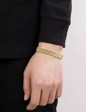 Pulsera Moon Grecas con acabado brillante