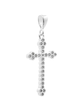 Dije de cruz Boscaini de plata P 925