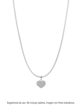 Dije de corazón Boscaini de plata P 925