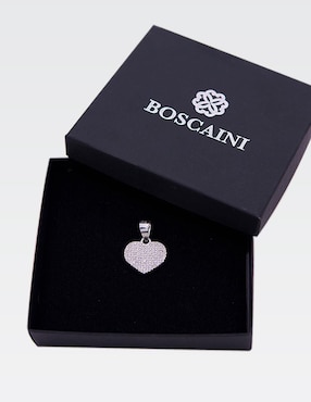 Dije de corazón Boscaini de plata P 925