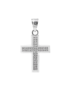 Dije de cruz Boscaini de plata P 925