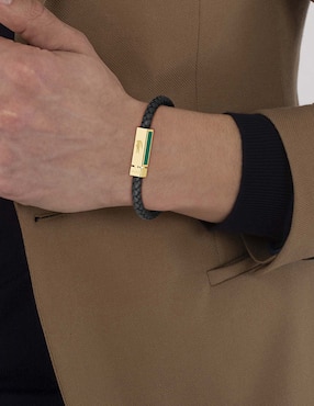 Brazalete Lacoste Rokel con acabado mate