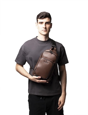 Bolsa bandolera Boroni para hombre