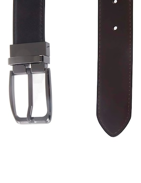 Cinturón Leyva de piel para hombre