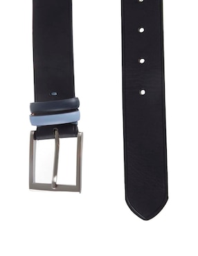 Cinturón Leyva de piel para hombre