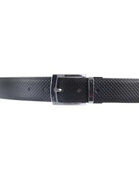 Cinturón Leyva de piel para hombre