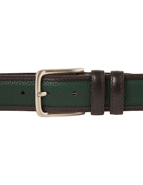Cinturón Leyva de piel para hombre