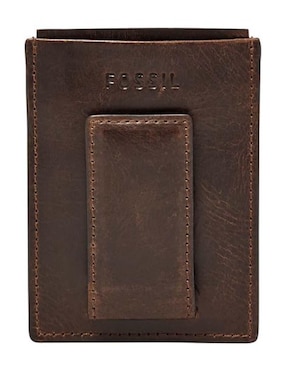 Tarjetero Fossil de piel Derrick para hombre