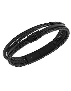 Pulsera Fossil de piel Vintage