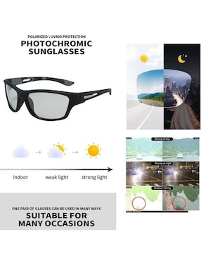 Lentes de sol Ventdepot ShiftVisionBlack unisex