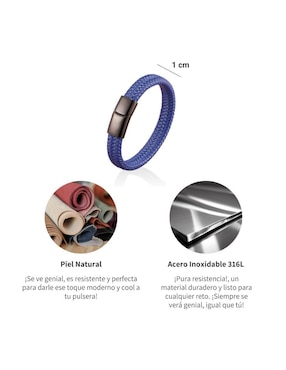 Pulsera Chulada Black con acabado pulido