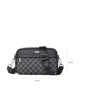 Bolsa bandolera Xtellar de cuero para hombre