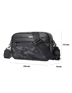 Bolsa bandolera Xtellar de cuero para hombre