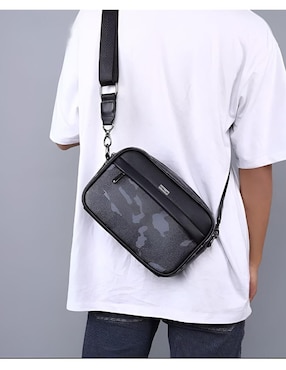 Bolsa bandolera Xtellar de cuero para hombre