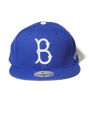 Gorra con visera plana Mitchell & Ness Brooklyn para hombre