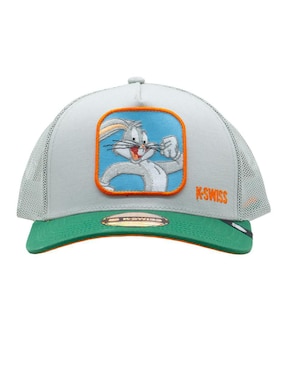 Gorra con visera curva casual K-Swiss Trendy Bugs Bunny para hombre