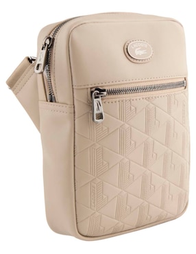 Bolsa crossbody Lacoste de piel para hombre