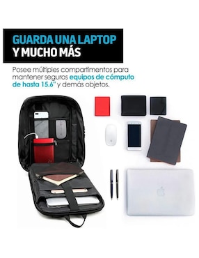 Mochila con portalaptop Lab.g impermeable para hombre