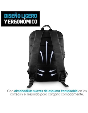 Mochila con portalaptop Lab.g impermeable para hombre