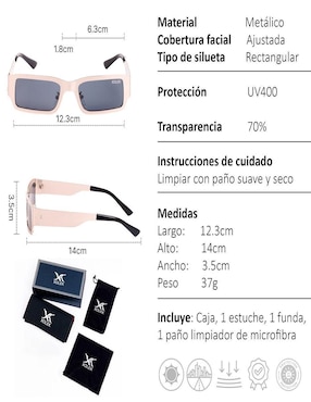 Lentes de sol Xolek Retro XO-131-P para hombre