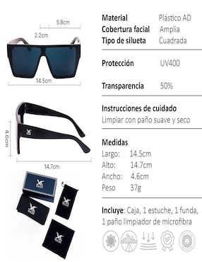 Lentes de sol Xolek Glam XO-156-N para hombre