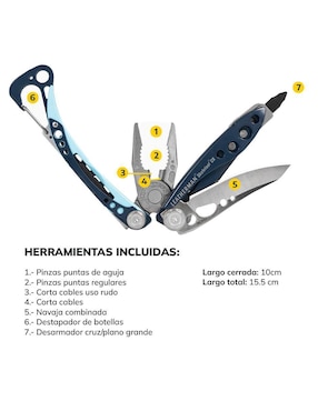 Navaja Leatherman Skeletool CX Nightshade