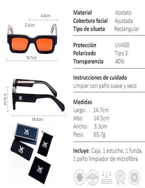 Lentes de sol Xolek Casual XO-101-N para hombre