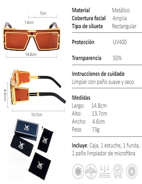 Lentes de sol Xolek Glam XO-134-C para hombre