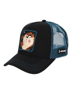 Gorra con visera curva snapback Capslab Looney Tunes Tazmania para adulto