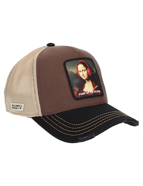 Gorra visera curva snapback casual Capslab Mona Lisa para hombre