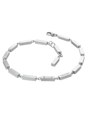 Pulsera Calvin Klein de acero inoxidable Ck essential links con acabado brillante