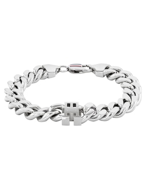 Brazalete Tommy Hilfiger Th85 chain con acabado brillante