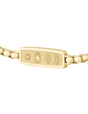 Brazalete Lacoste District con acabado brillante