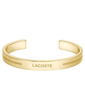 Brazalete Lacoste Adventurer con acabado brillante