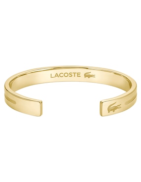 Brazalete Lacoste Adventurer con acabado brillante