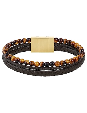 Brazalete Hugo Boss Sphere mixed con acabado mate