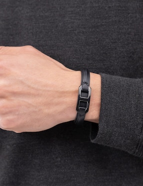 Brazalete Hugo Boss Kode con acabado mate