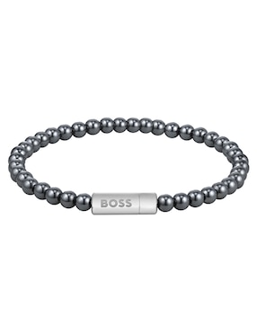 Pulsera Hugo Boss Sphere Beads con acabado brillante