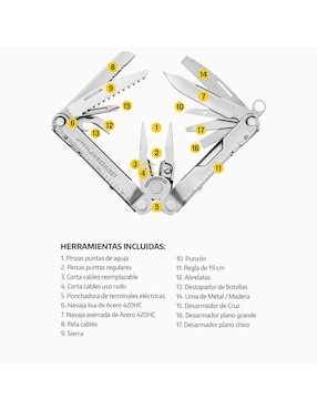 Navaja Leatherman Rebar